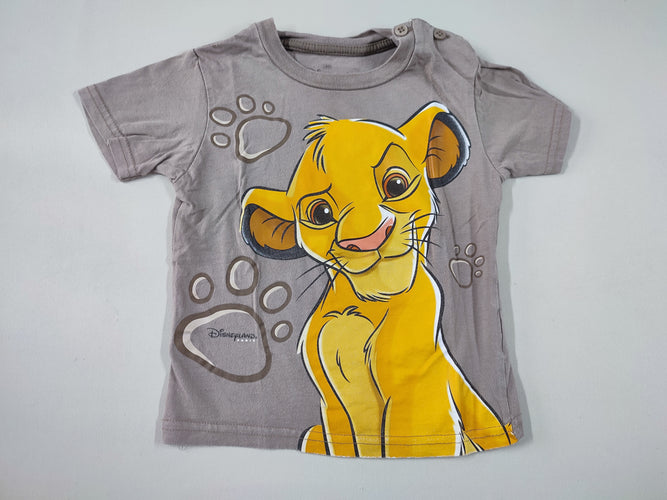 T-shirt m.c brun clairSimba, moins cher chez Petit Kiwi