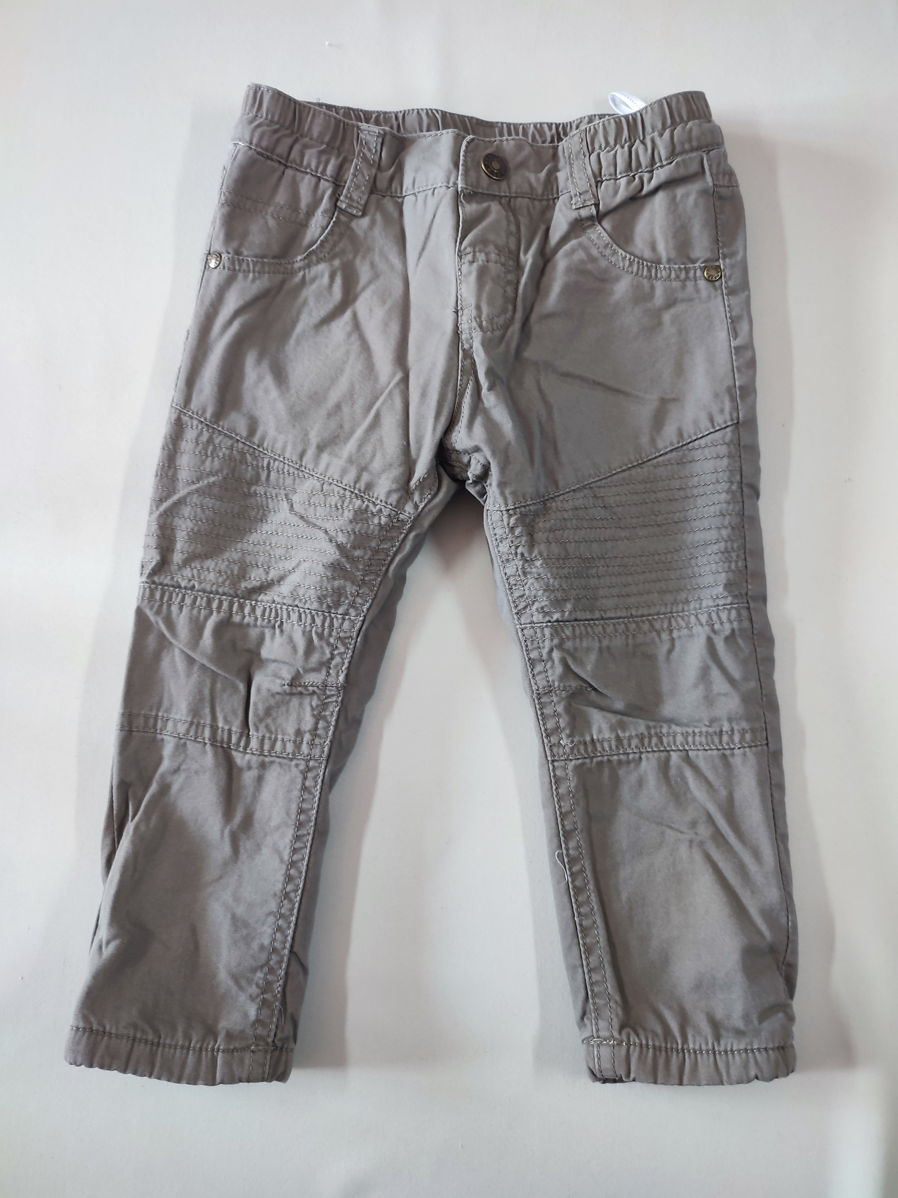 Pantalon gris foncé doublé velours