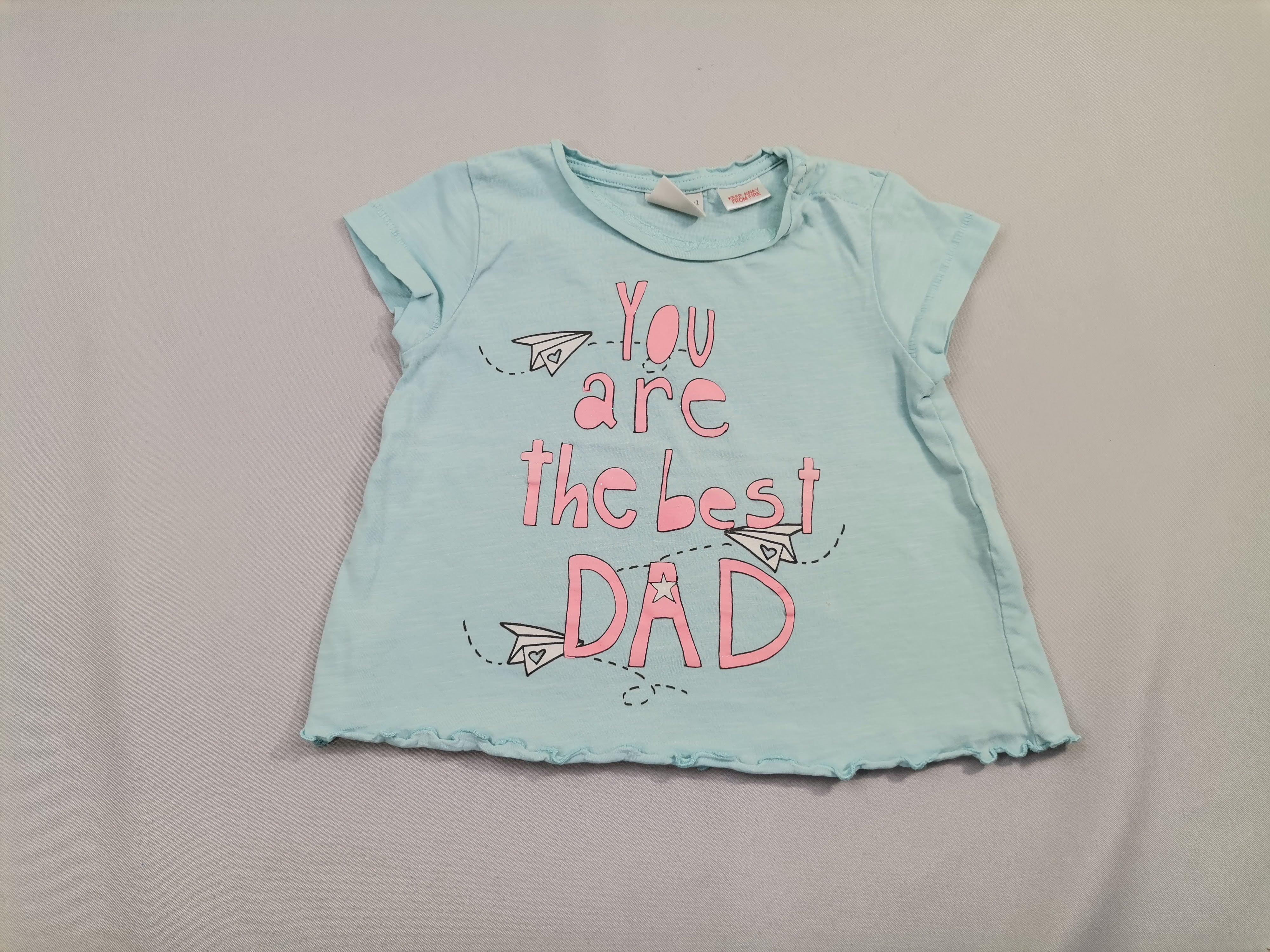 T-shirt m.c bleu 