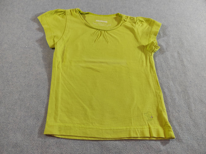 T-shirt m.c vert anis, moins cher chez Petit Kiwi