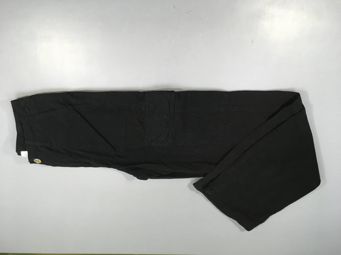 Pantalon cargo noir 32, moins cher chez Petit Kiwi