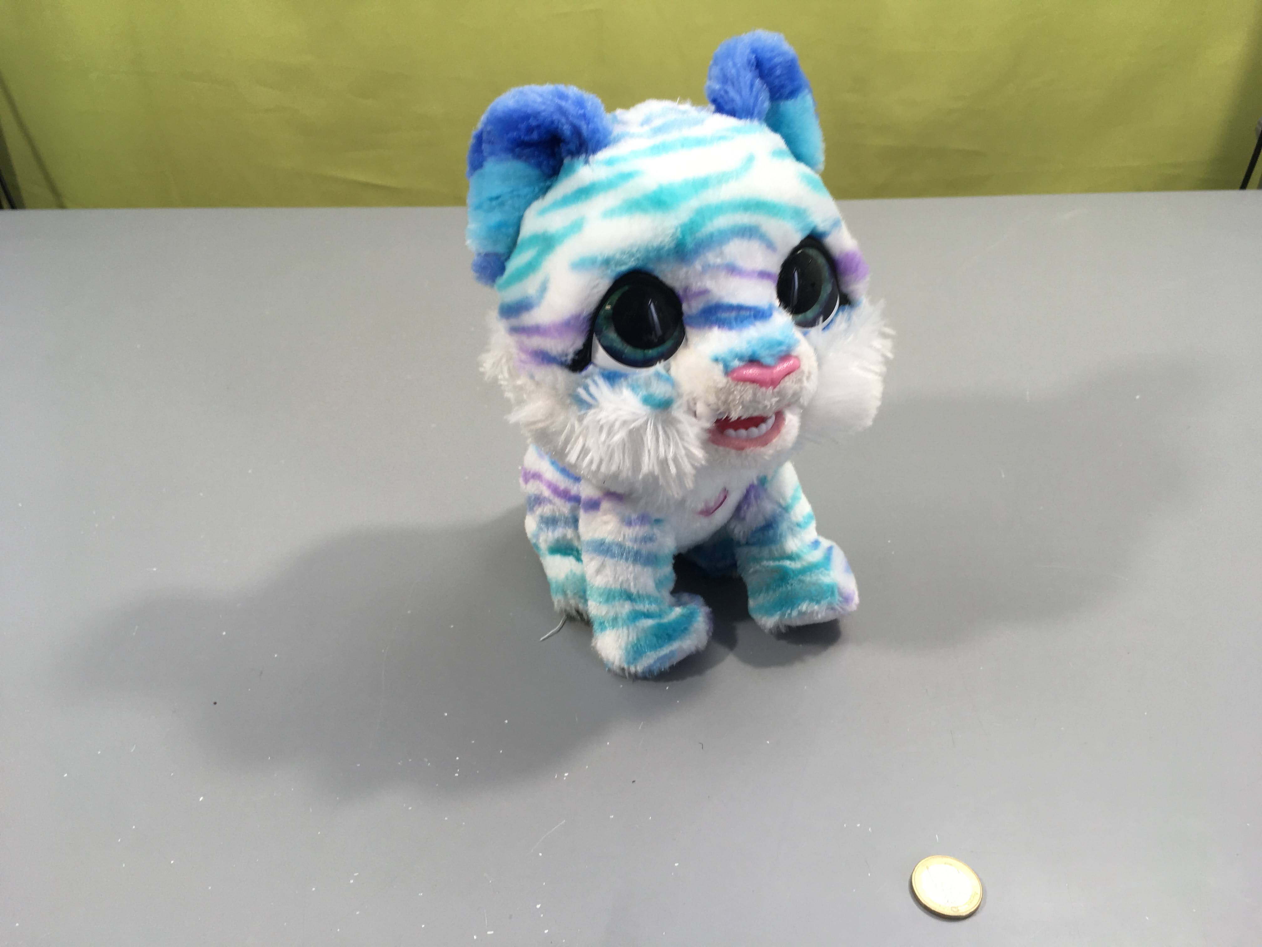 Peluche interactif North tigre polaire - Furreal Friends-Fonctionne A rafraichir coté