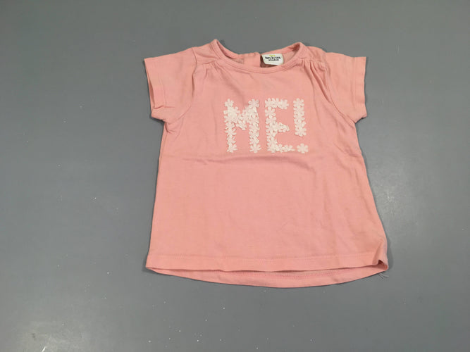 T-shirt m.c rose ME! fleurs, moins cher chez Petit Kiwi