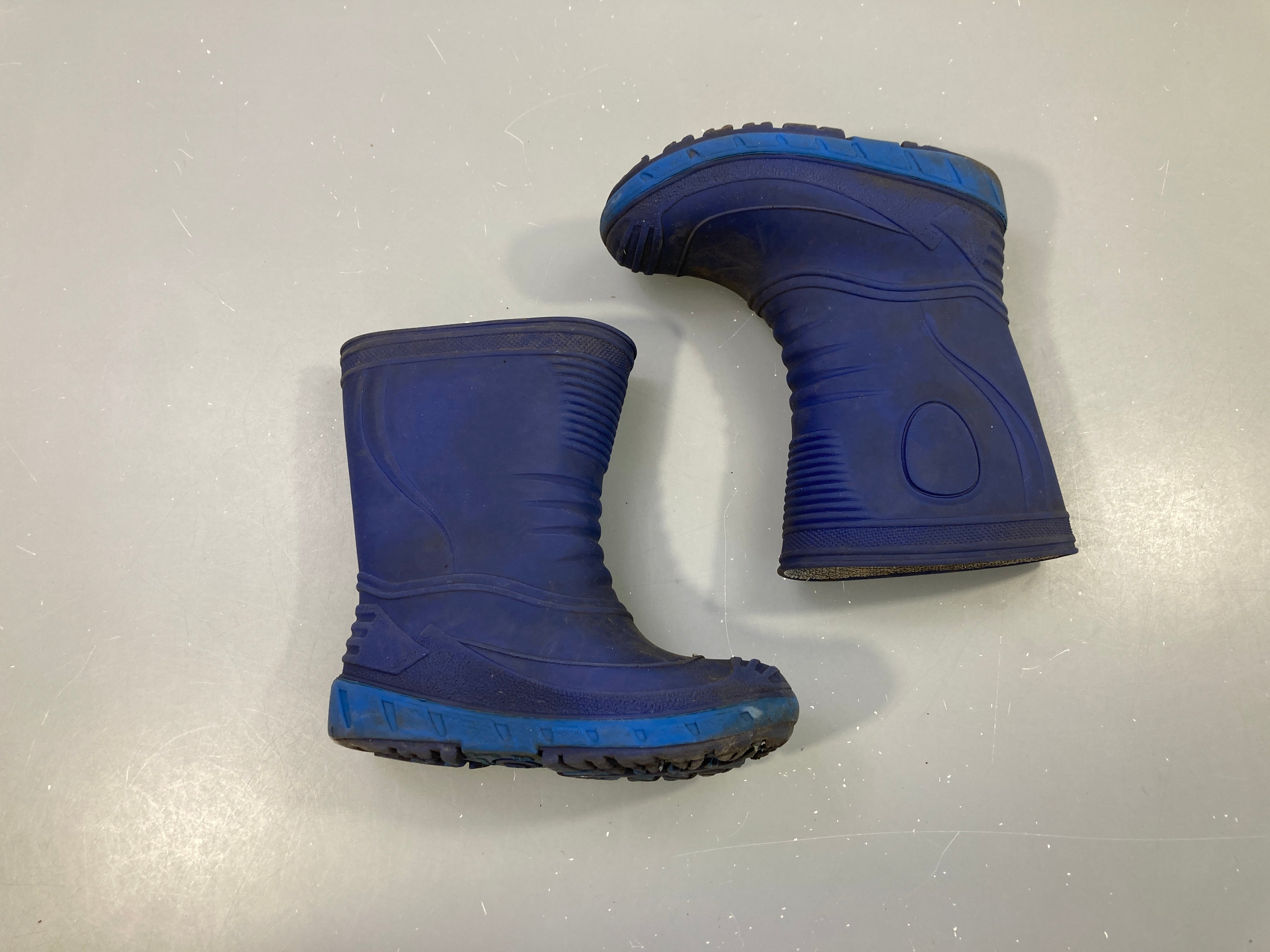 Bottes de pluie bleues