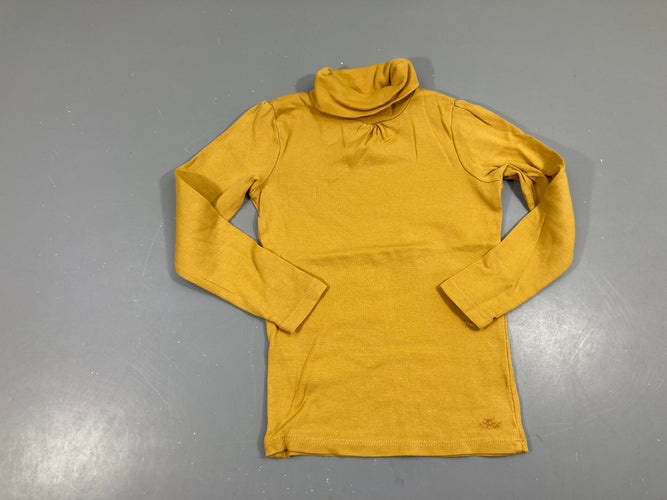 T-shirt m.l col roulé moutarde, moins cher chez Petit Kiwi
