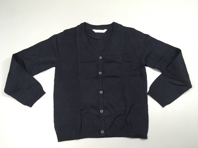 Gilet fin bleu foncé, moins cher chez Petit Kiwi