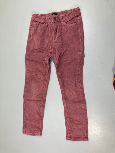 Pantalon velours mauve, moins cher chez Petit Kiwi