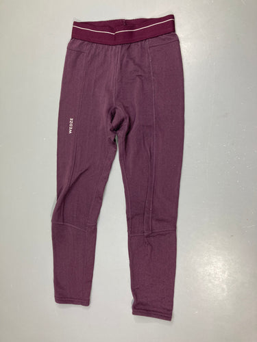 Leggin thermique aubergine Bouloché Wed'ze, moins cher chez Petit Kiwi