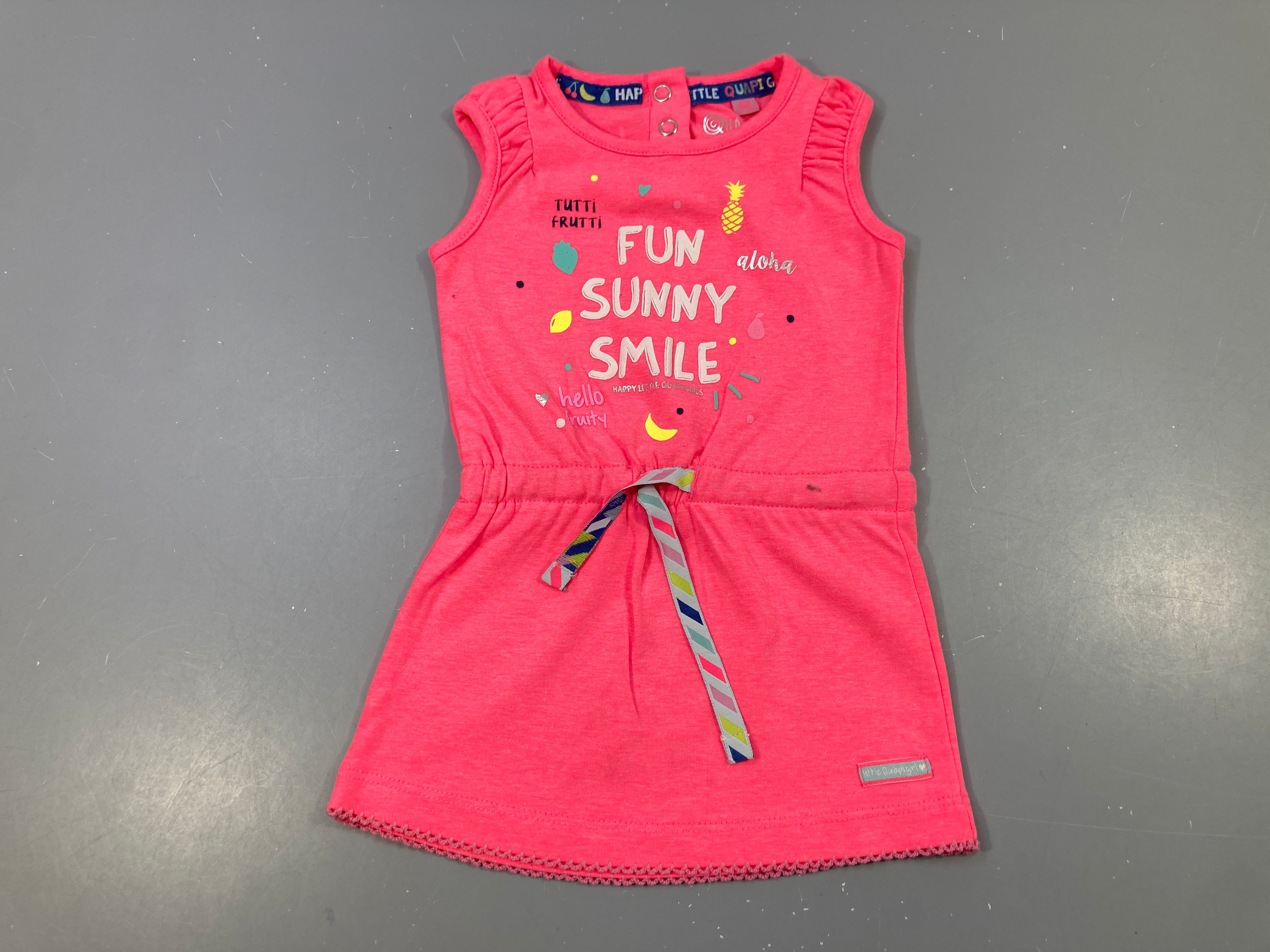 Robe s.m jersey rose flammé Fun Sunny  Quapi