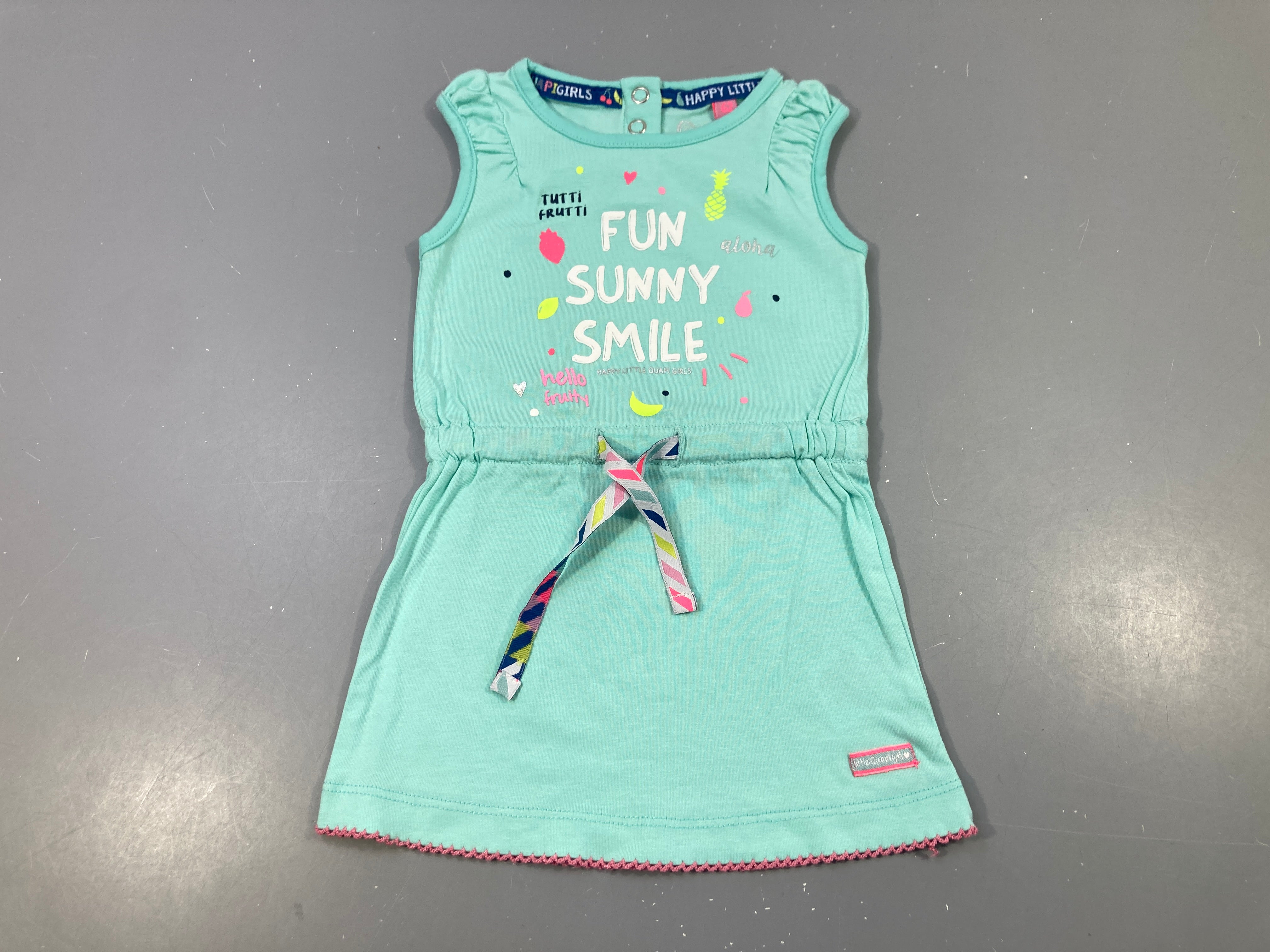 Robe s.m jersey turquoise flammé Fun Sunny Quapi
