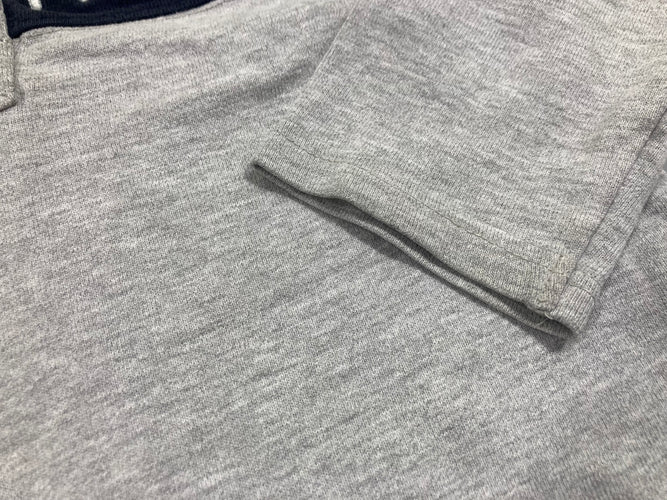 Polo ml jersey gris-bleu ARG-85, moins cher chez Petit Kiwi