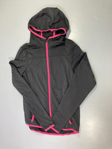 Survêtement zippé de sport noir Crivit à capuche, moins cher chez Petit Kiwi