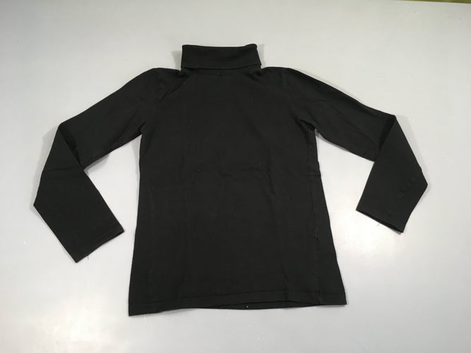 T-shirt m.l col roulé noir, moins cher chez Petit Kiwi