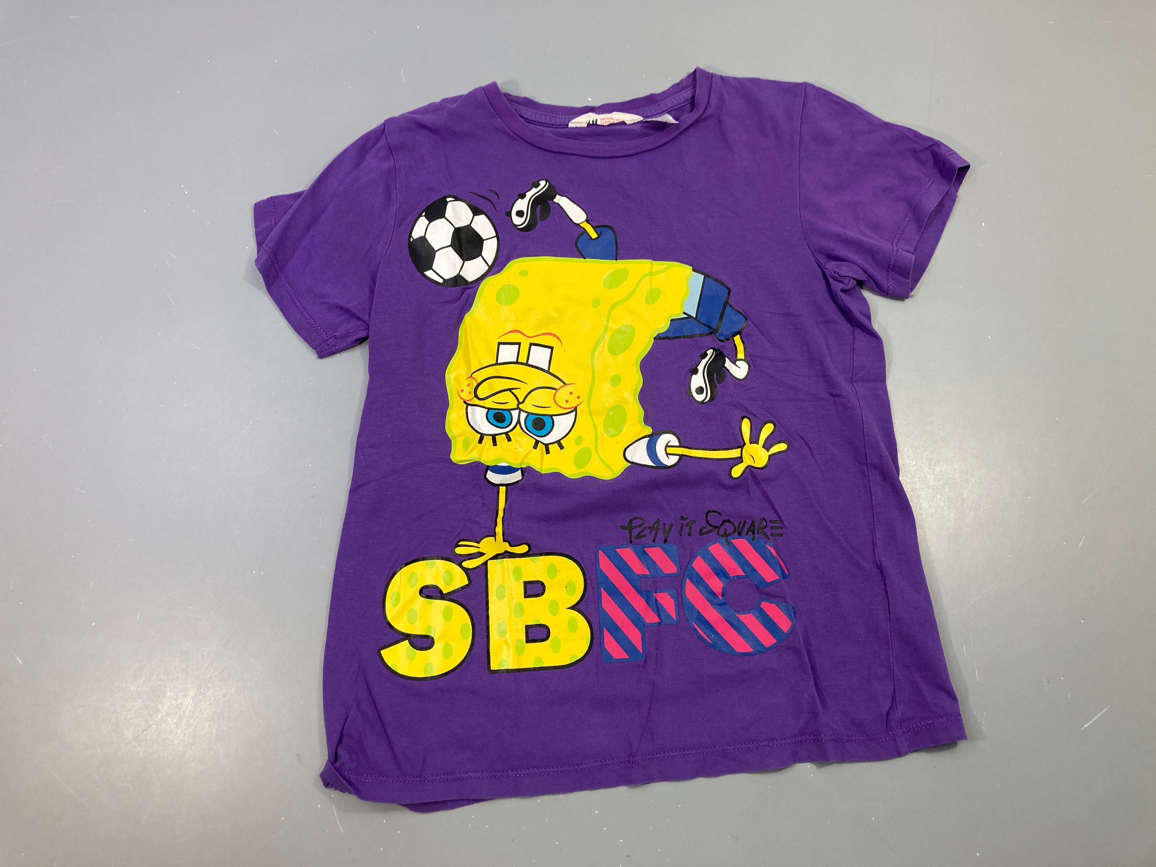 T-shirt m.c mauve Bob l'éponge
