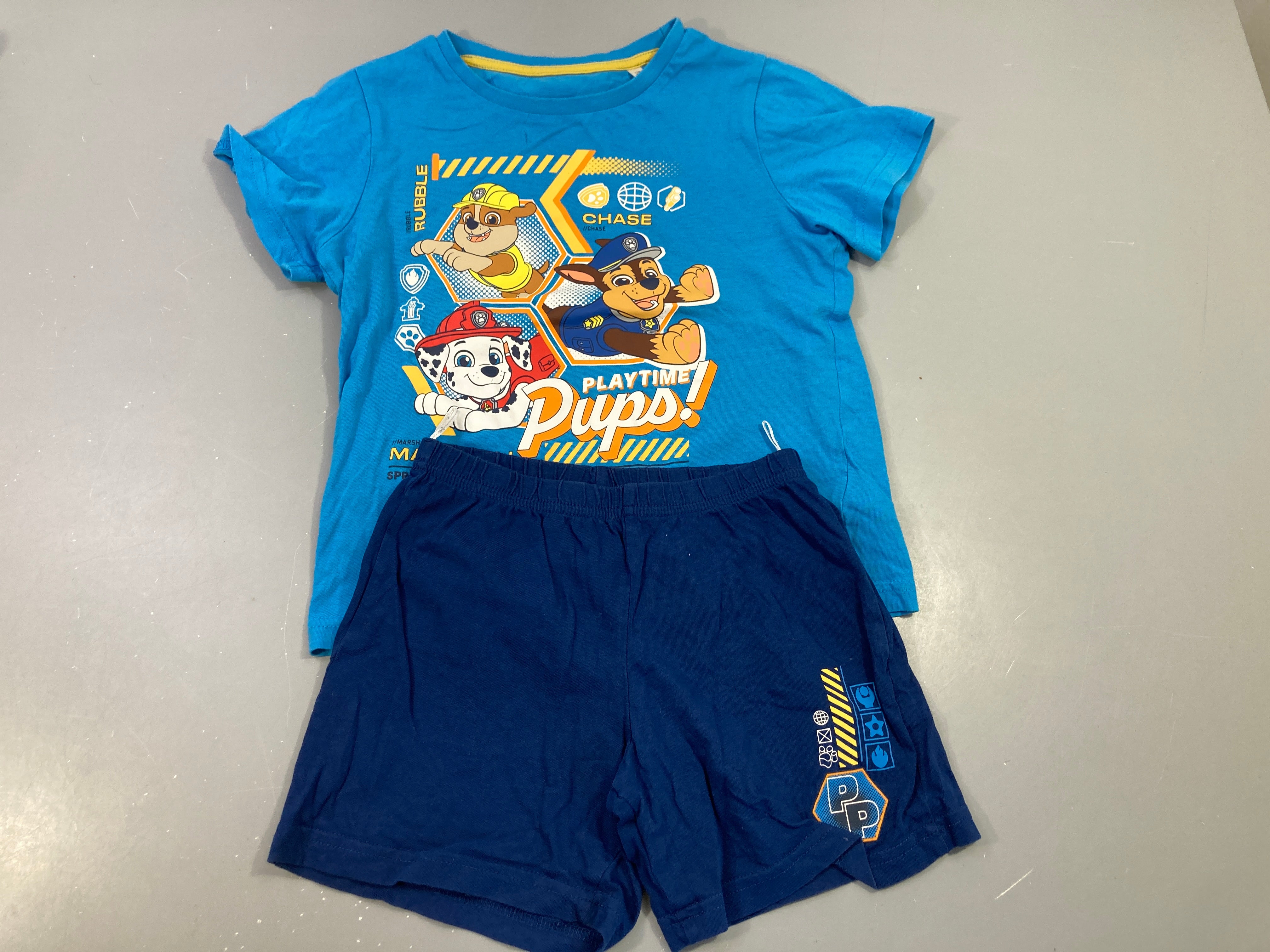 Pyjashort bleu, playtime pups