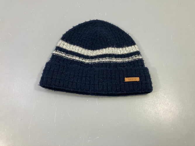Bonnet bleu foncé et gris, 53-55 cm, moins cher chez Petit Kiwi