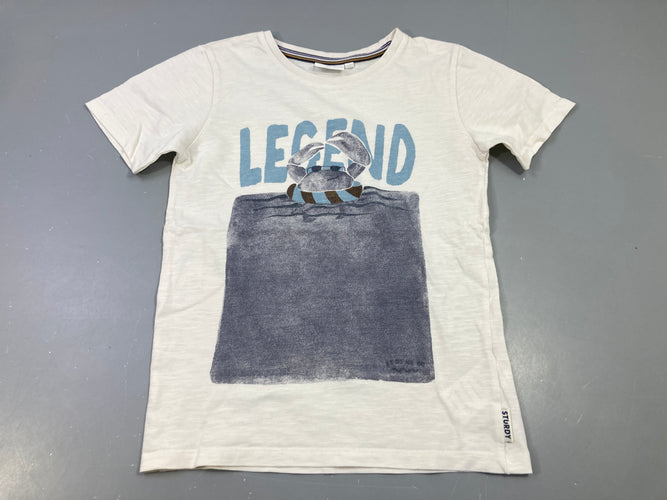T-shirt m.c blanc Legend, Sturdy, moins cher chez Petit Kiwi