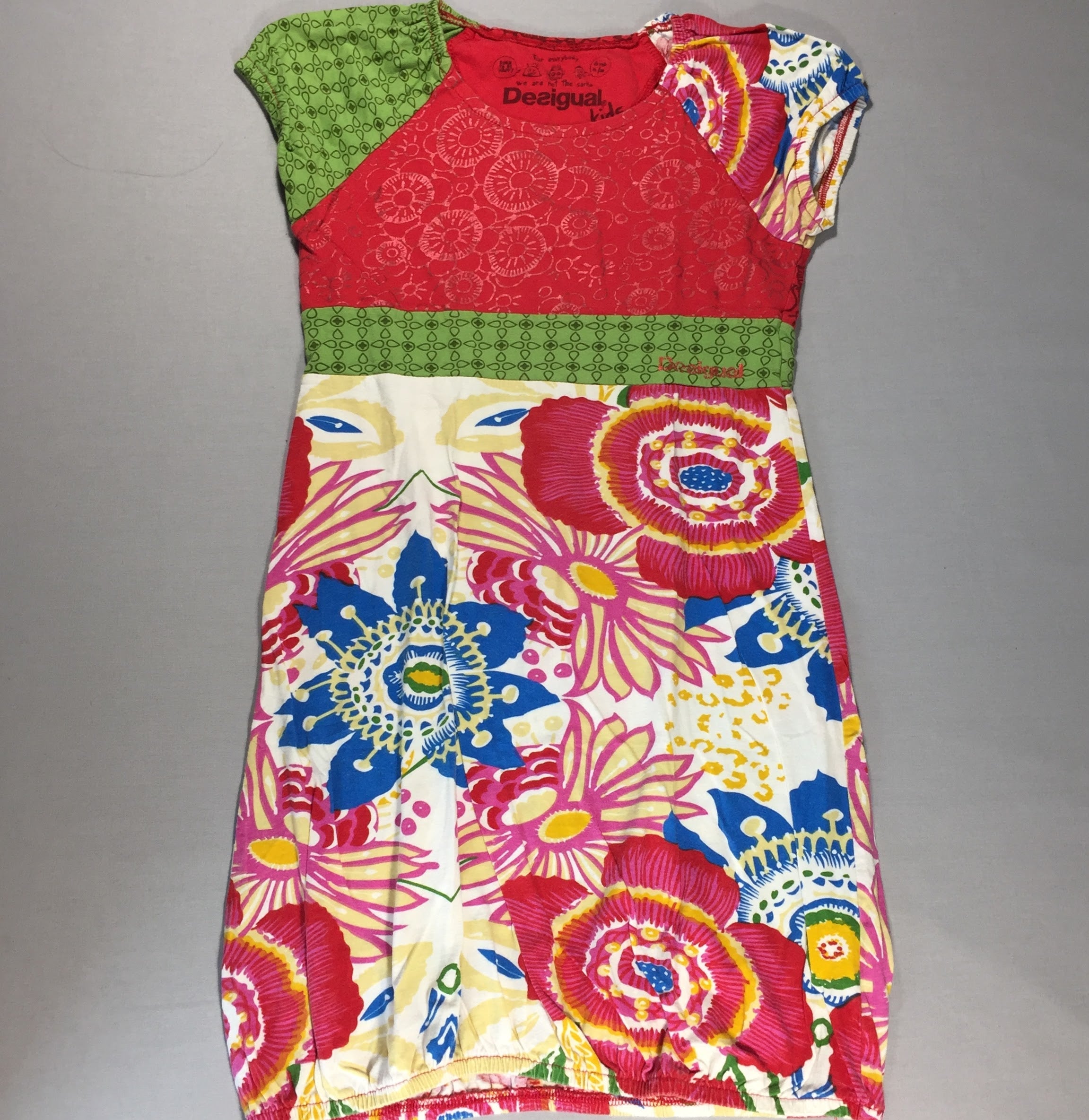 Robe jersey multicolore