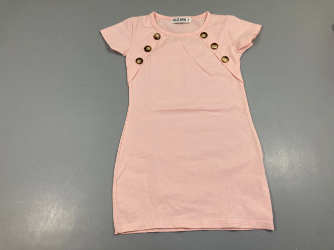 Robe m.c rose boutons décoratifs, moins cher chez Petit Kiwi