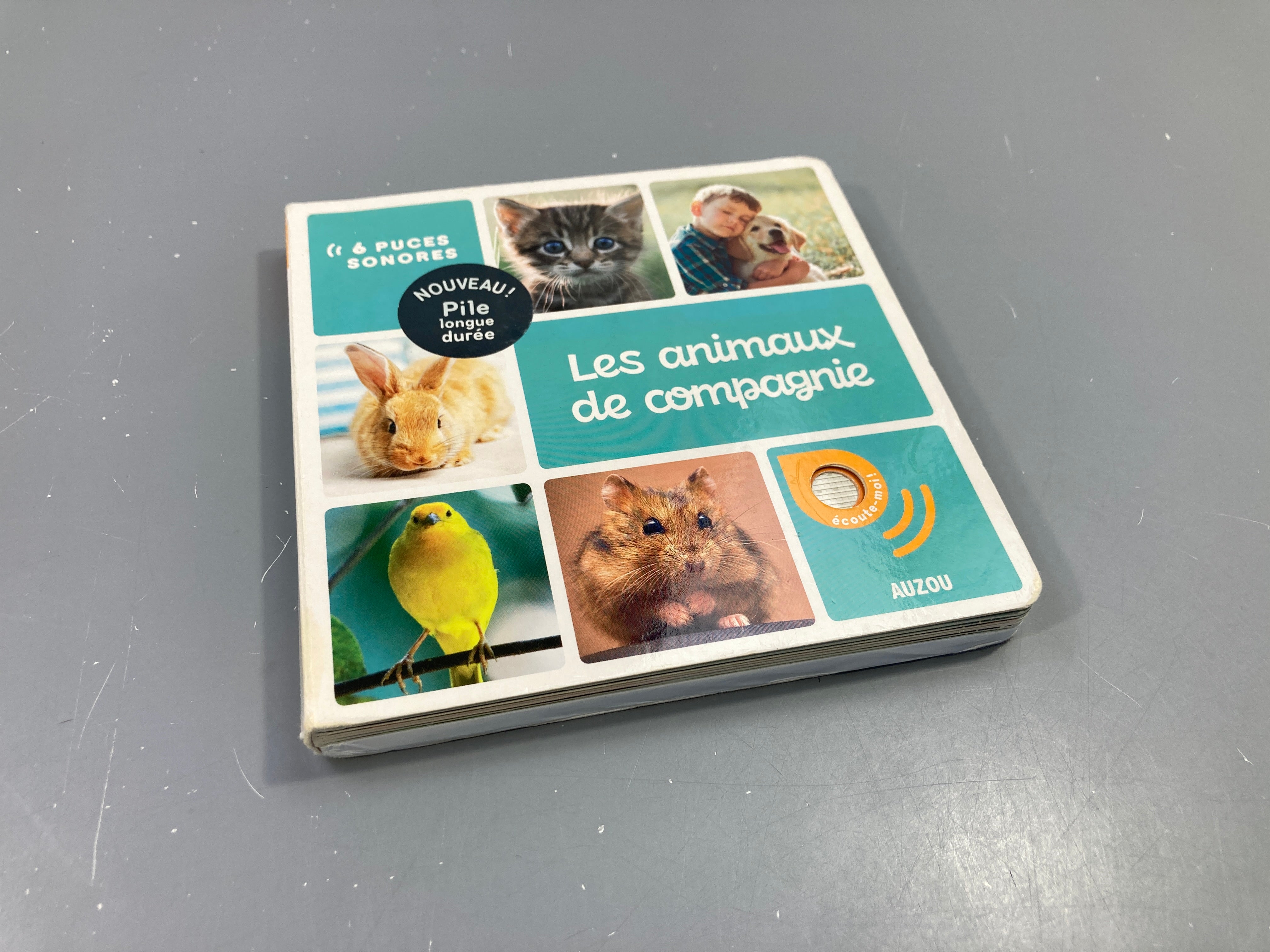 Livre sonore, Les animaux de compagnie, +1a