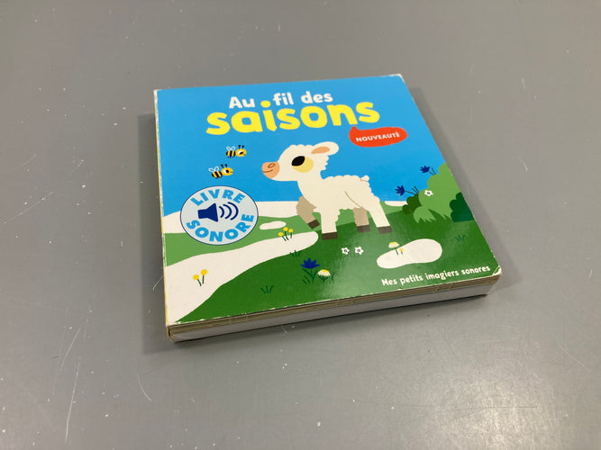 Livre sonore, au fil des saisons, +1a, moins cher chez Petit Kiwi