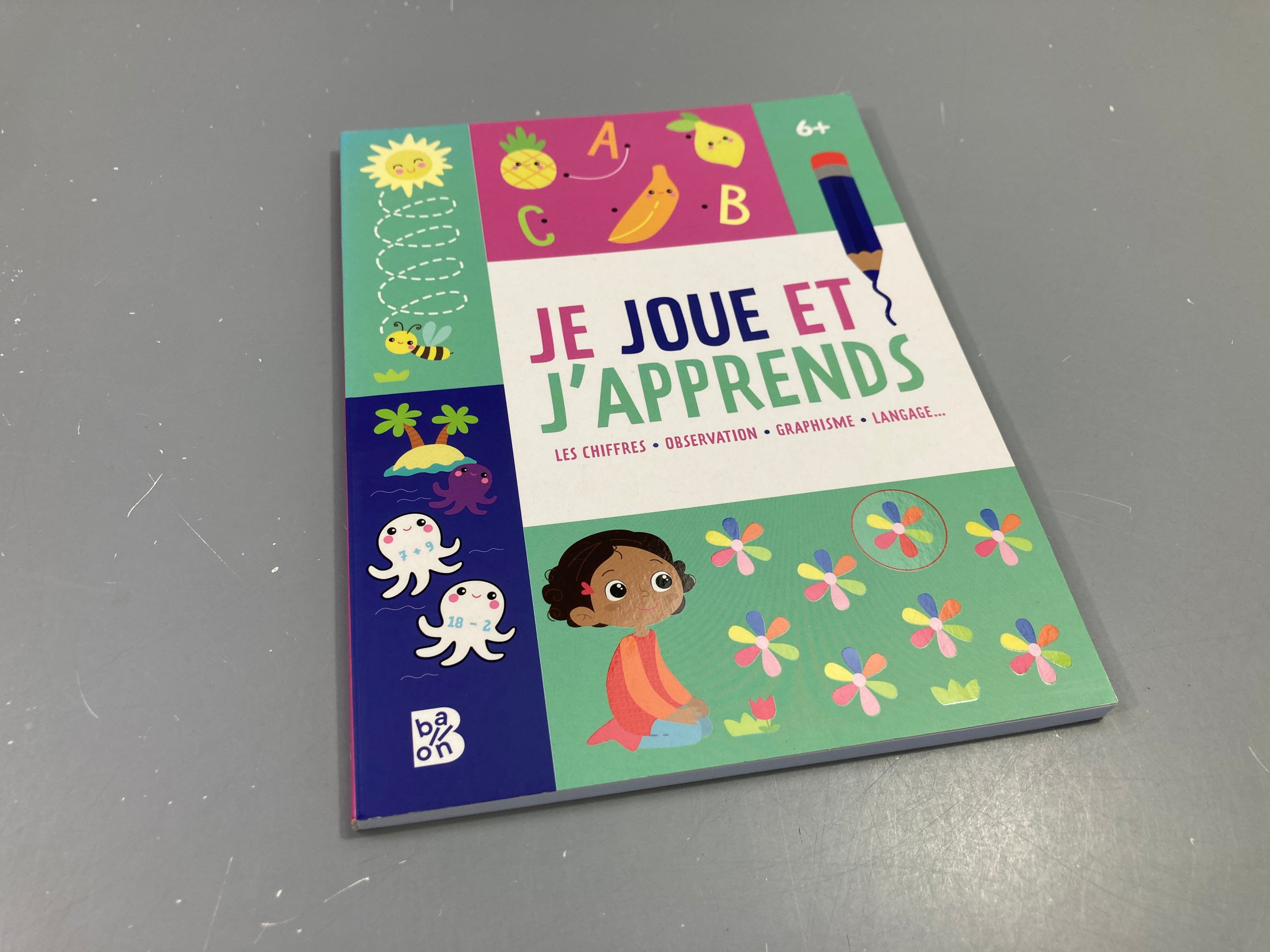Je joue et j'apprends, les chiffres, observation,graphis.me ...+6a