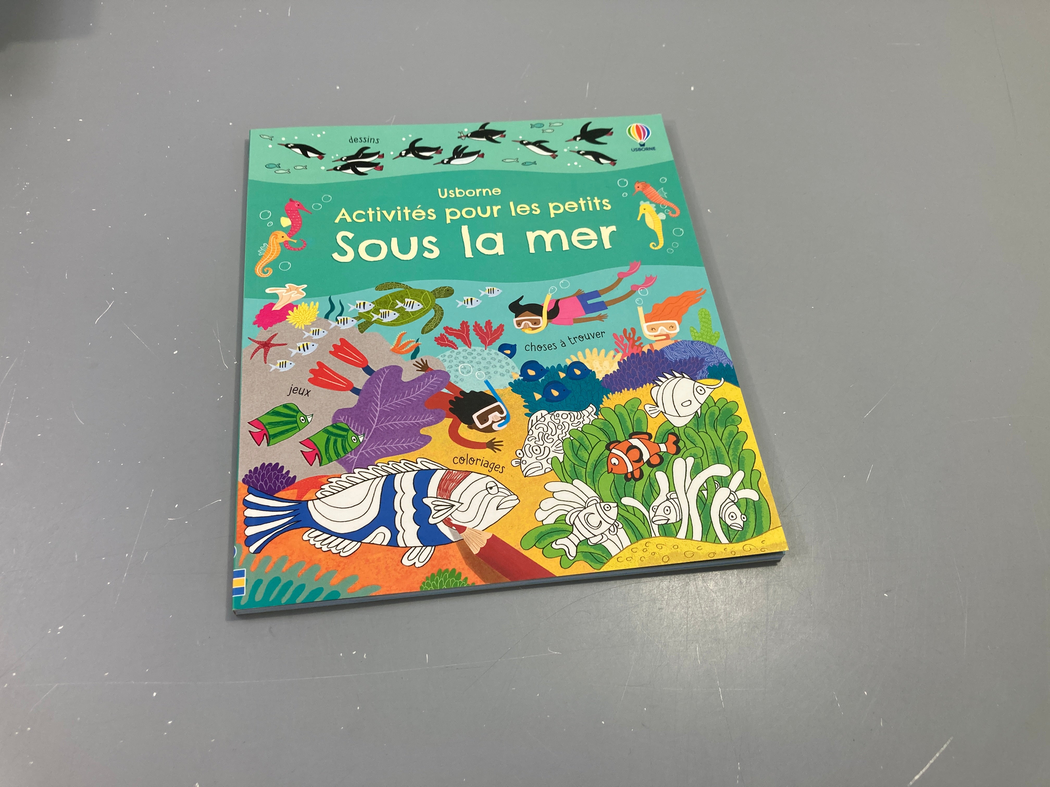 Usborne, activités pour les petits sous la mer