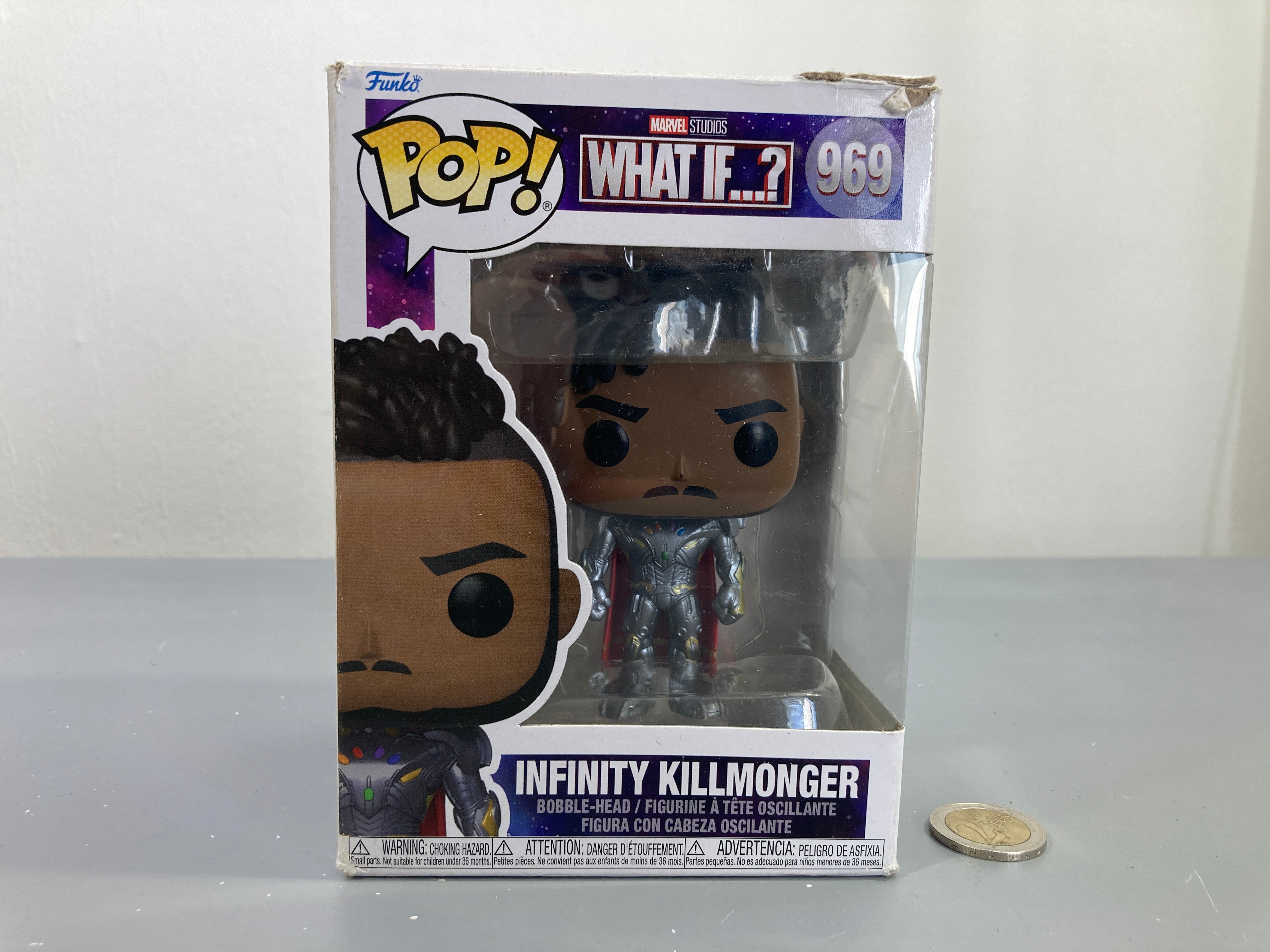 Figurine  Funko Pop  Infinity Kilmonger What if? +3a