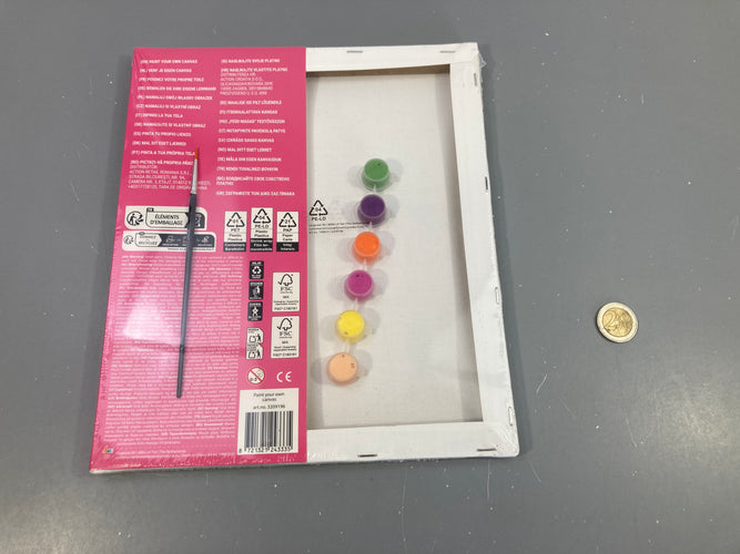 Kit créatif de peinture de Pâques sur toile (Action), moins cher chez Petit Kiwi