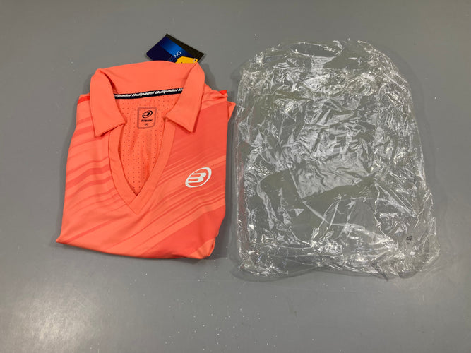 Neuf-T-shirt m.c spécial Padel saumon foncé Bullpadel, moins cher chez Petit Kiwi