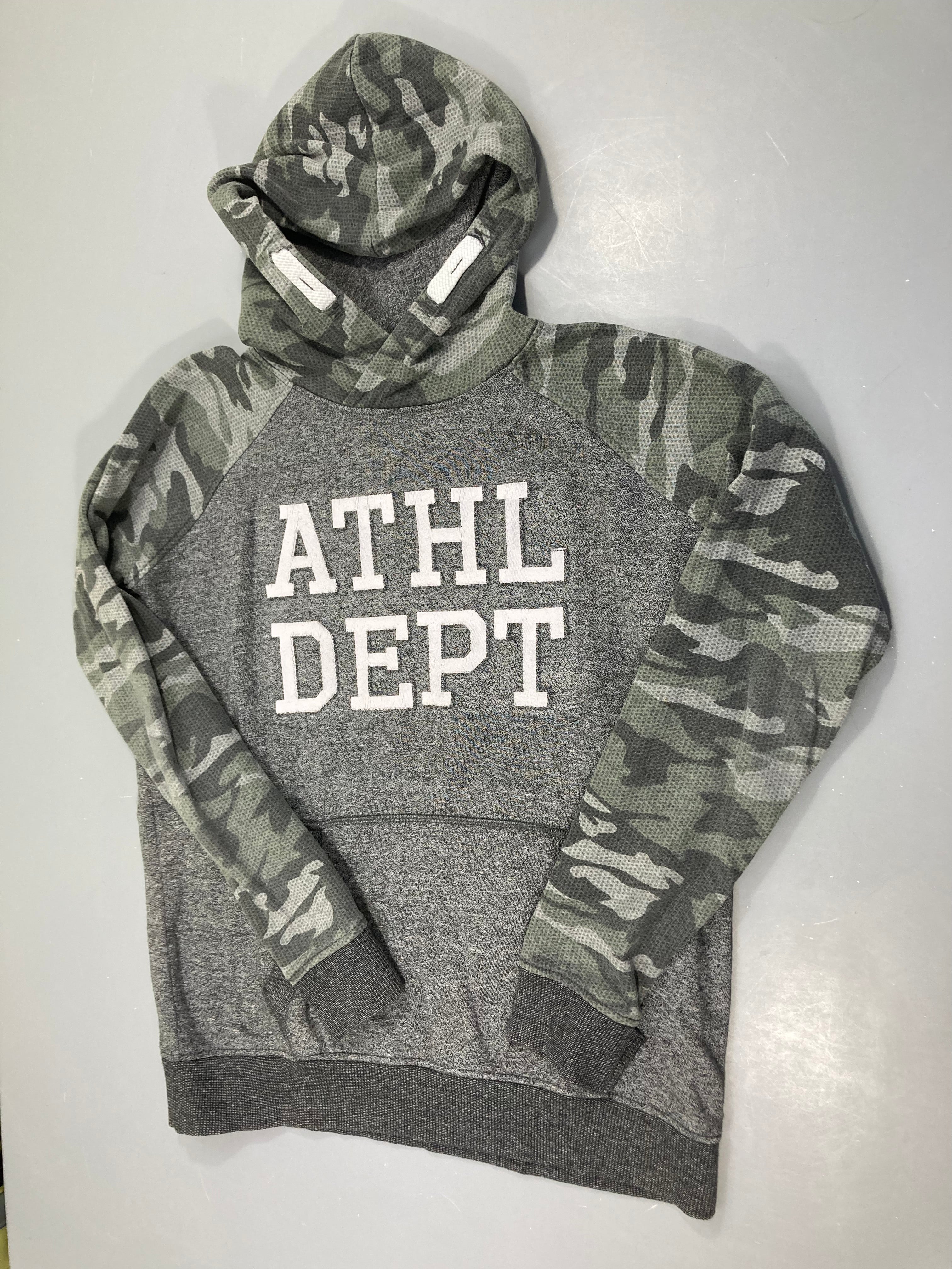 Sweat à capuche gris Athl Dept