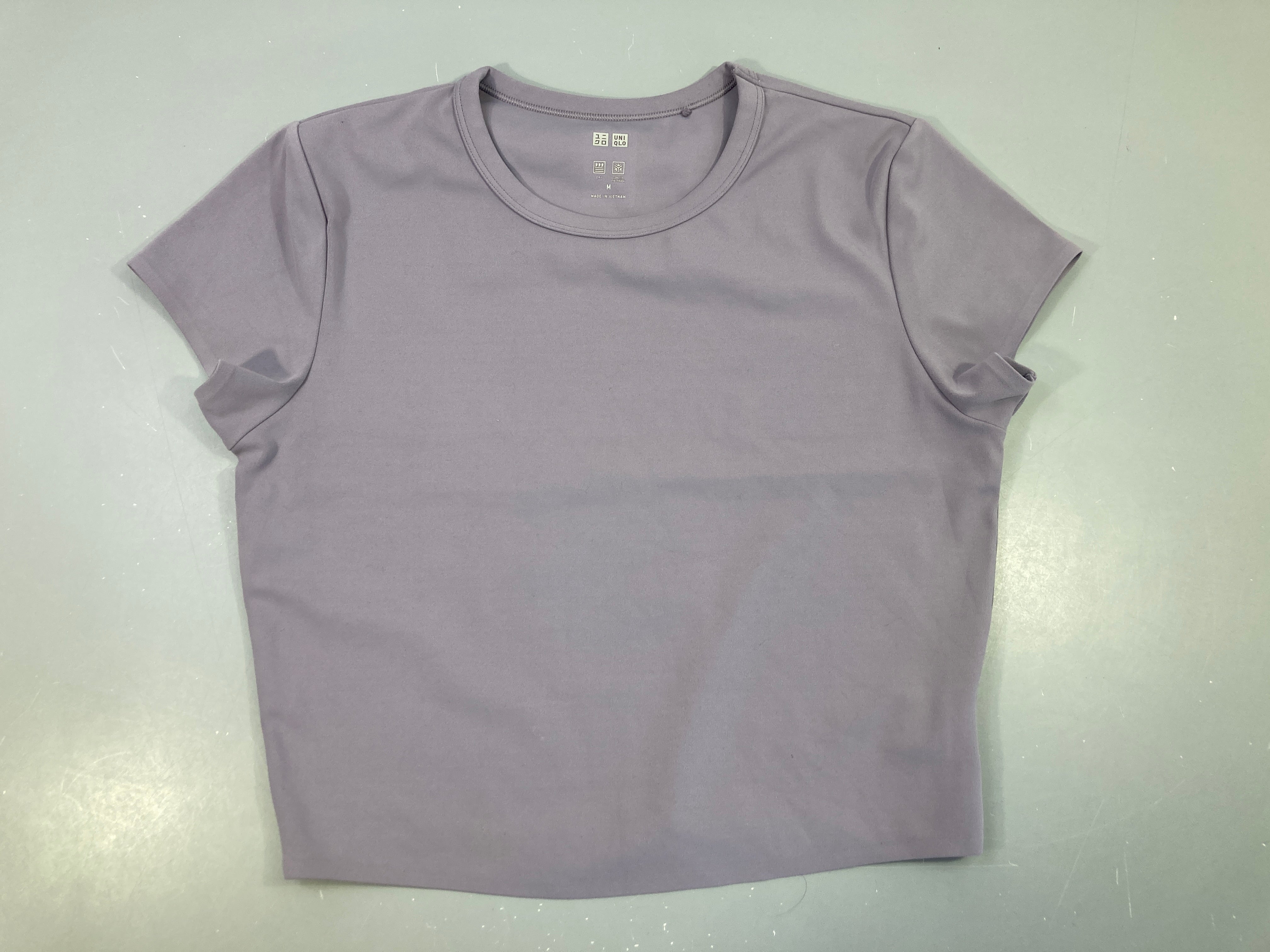 T-shirt m.c violet Uniqlo