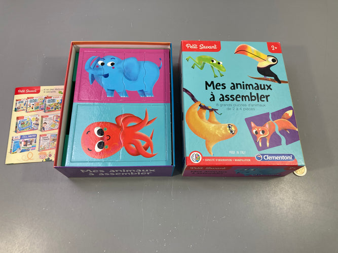 Mes animaux à assembler +2a Complet, moins cher chez Petit Kiwi