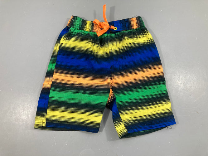 Short de plage pointillés couleurs, moins cher chez Petit Kiwi