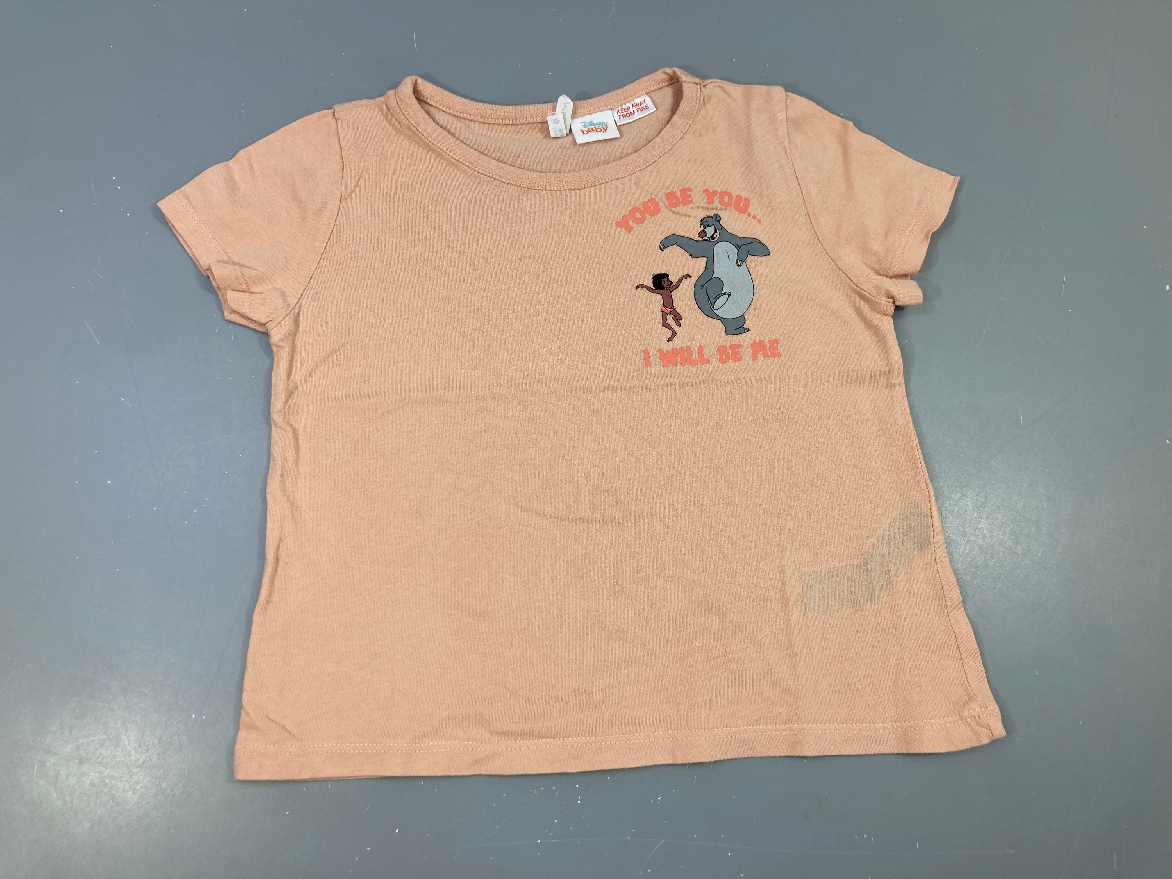 T-shirt m.c saumon Livre de la jungle