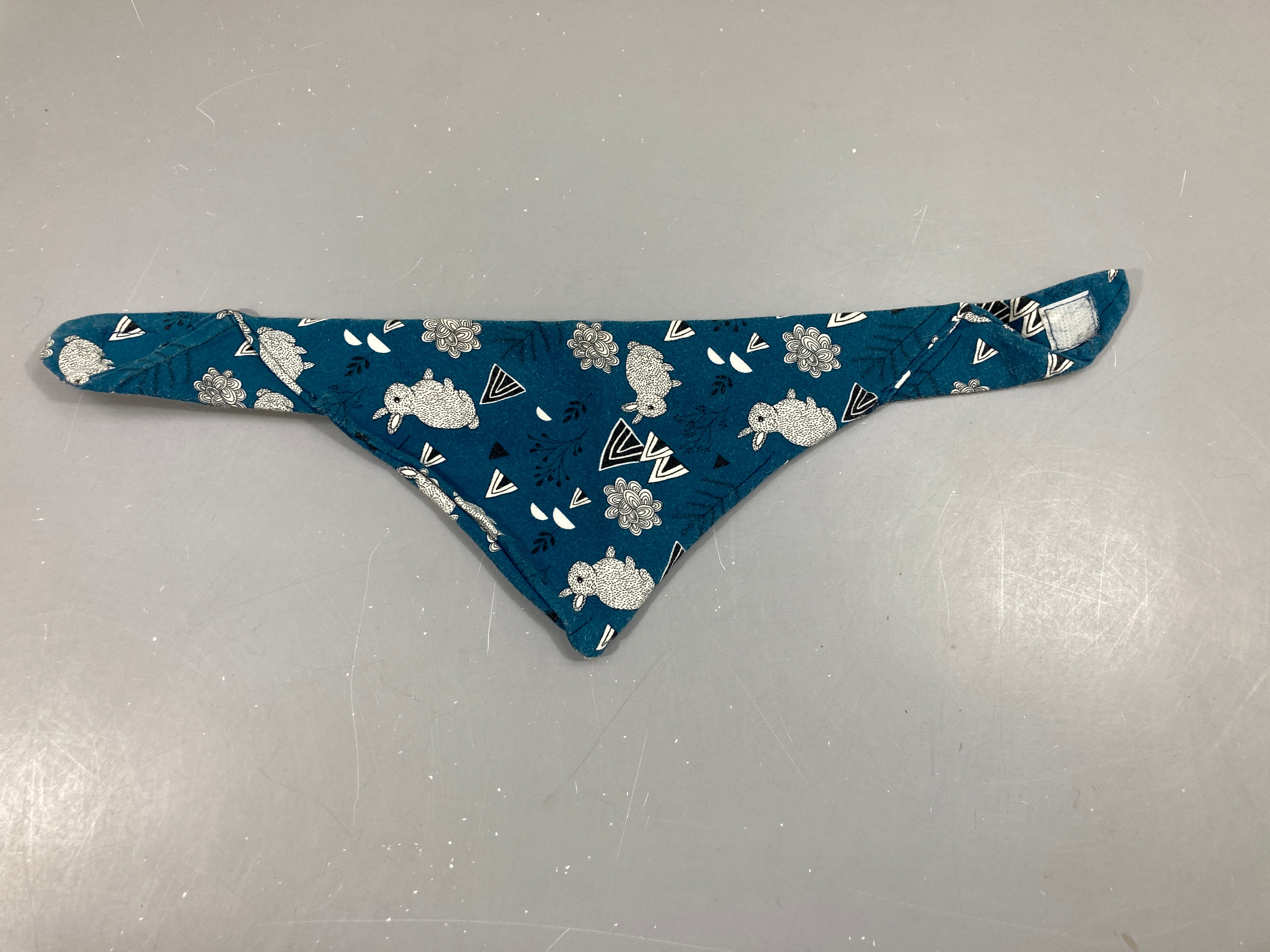 Bandana bleu lapins