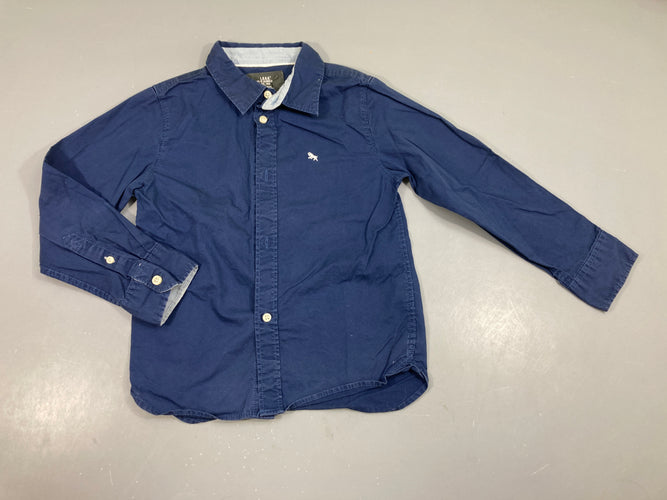 Chemise m.l bleu foncé, moins cher chez Petit Kiwi