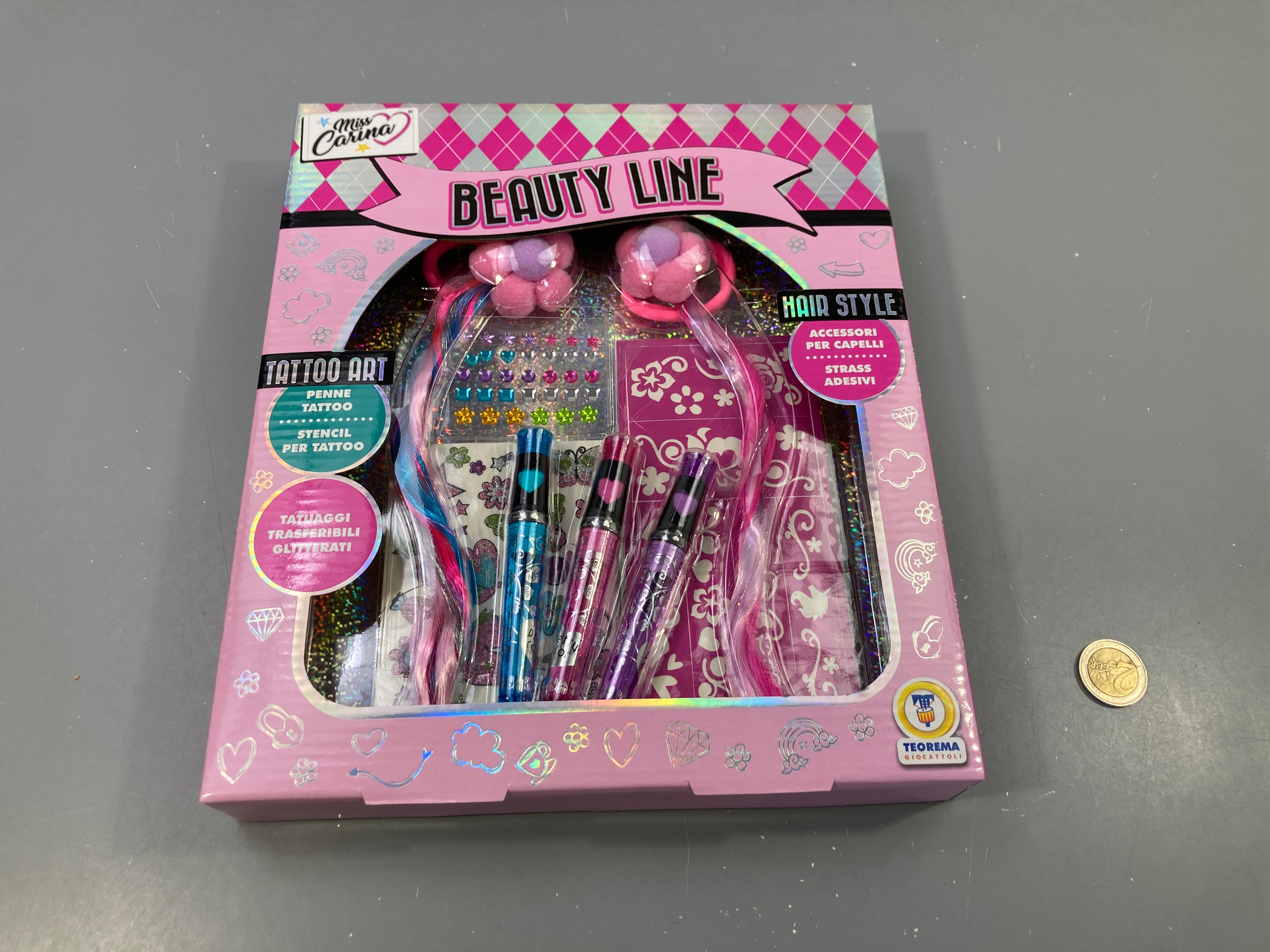 NEUF Beauty line, set de tatoo