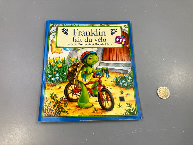 Franklin fait du vélo, moins cher chez Petit Kiwi