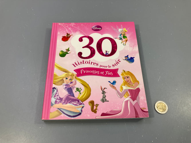 30 histoires pour le soir, Princesses et fées, moins cher chez Petit Kiwi