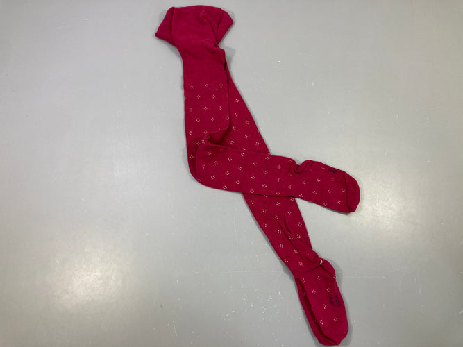 Paire de collants rose motifs irisés, moins cher chez Petit Kiwi