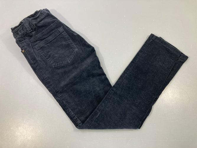 Pantalon velours côtelé bleu marine, moins cher chez Petit Kiwi