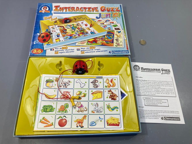 Interactive Quizz junior.  3-5a A tester avec pile, moins cher chez Petit Kiwi