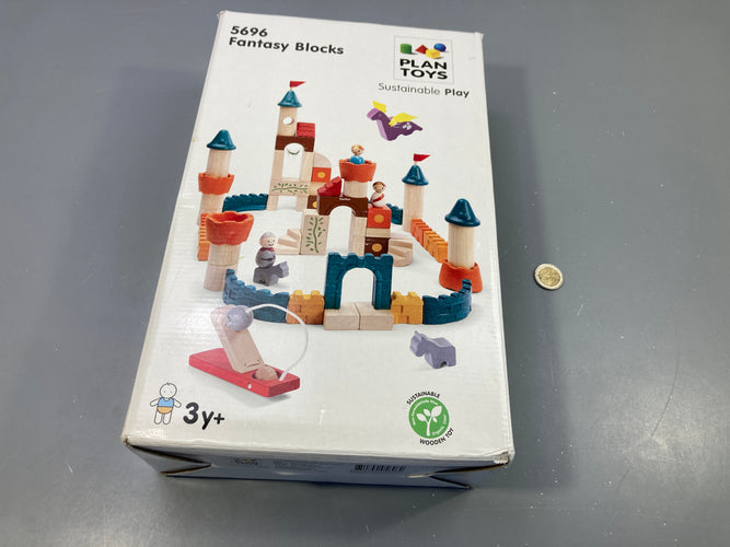 Complet Plan toys Fantasy blocks +3a, moins cher chez Petit Kiwi