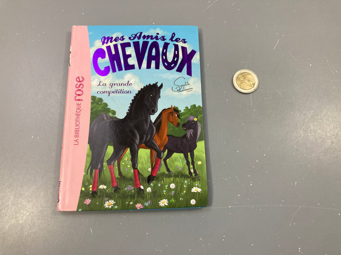 La grande compétition .  Mes amis les chevaux. La bibliothèque rose, moins cher chez Petit Kiwi