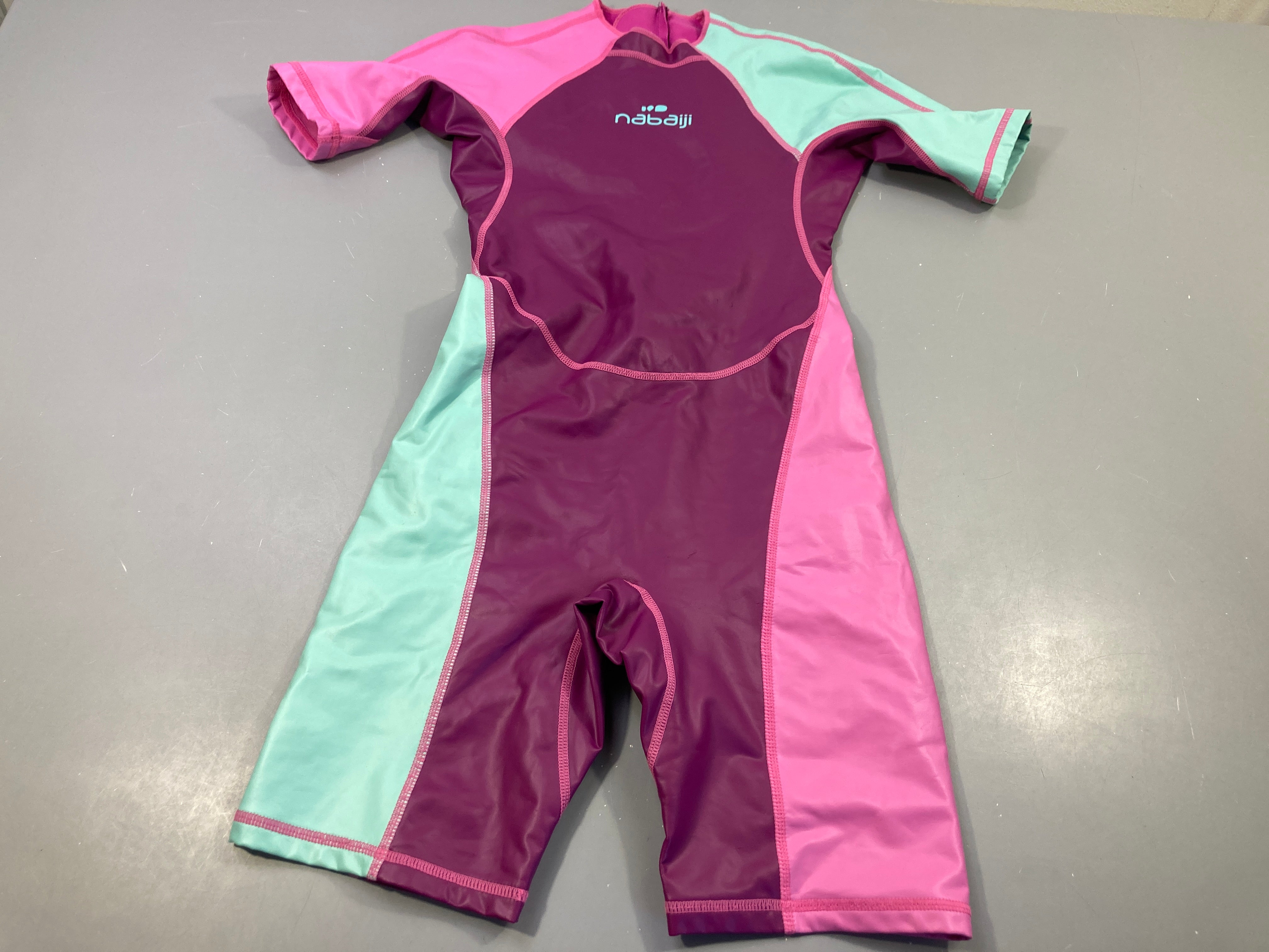 Combinaison anti-froid  rose- bleu  Nabaiji