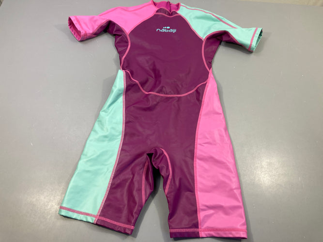 Combinaison anti-froid  rose- bleu  Nabaiji, moins cher chez Petit Kiwi