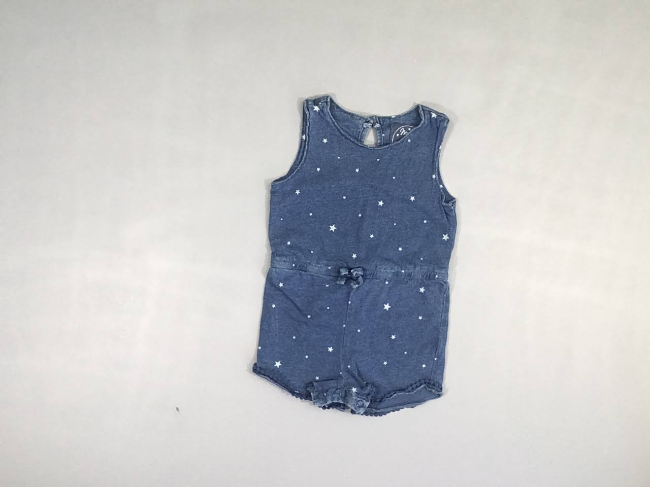 Combishort s.m jersey denim étoile
