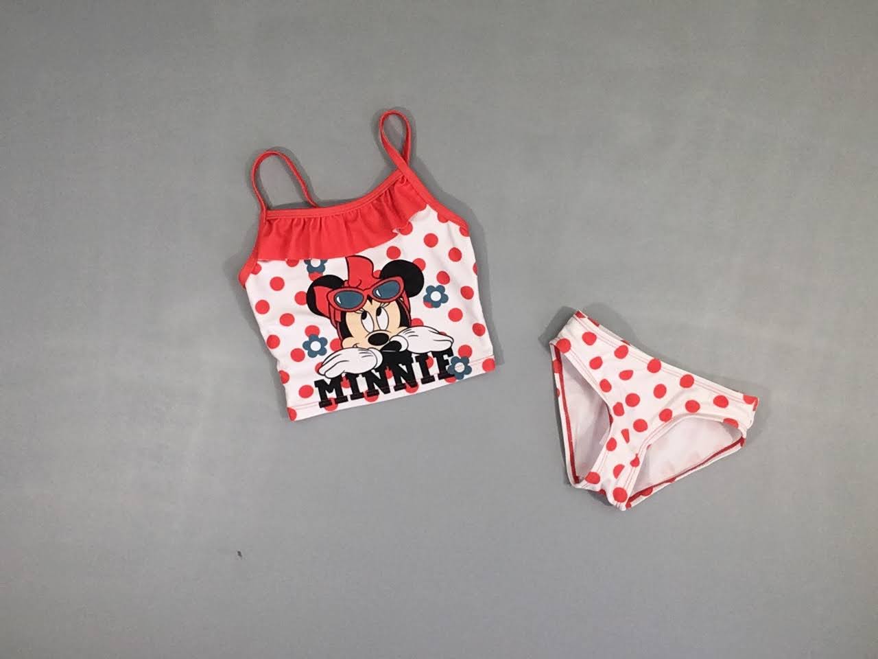 Tankini blanc pois rouge Minnie