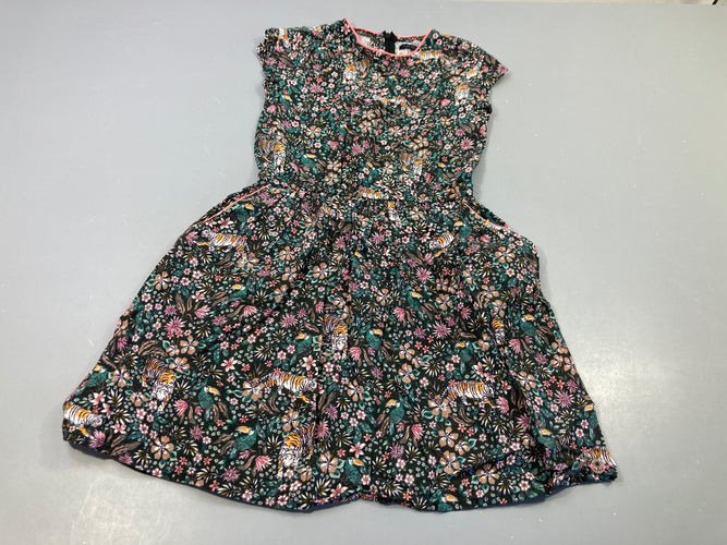 Robe m.c noire , tigres, fleurs,..., moins cher chez Petit Kiwi